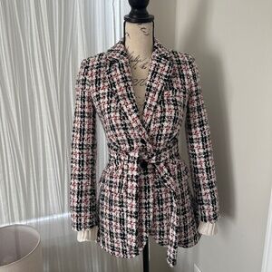 Tweed red/black Blazer
